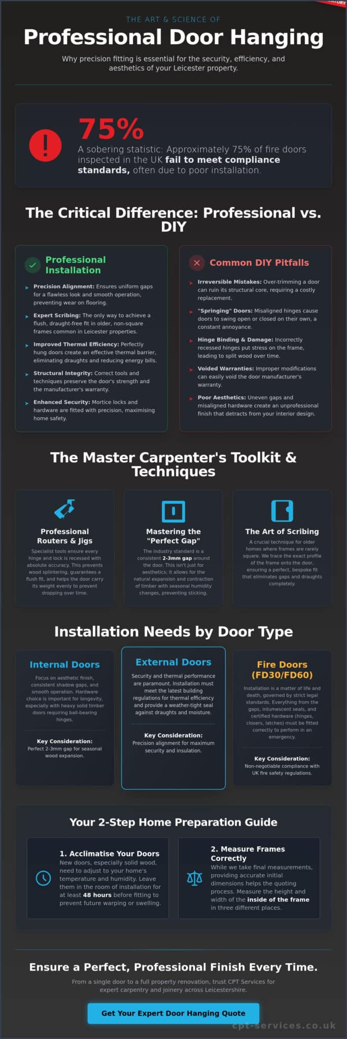 Professional Door Hanging in Leicester: A Guide to Quality Installation
